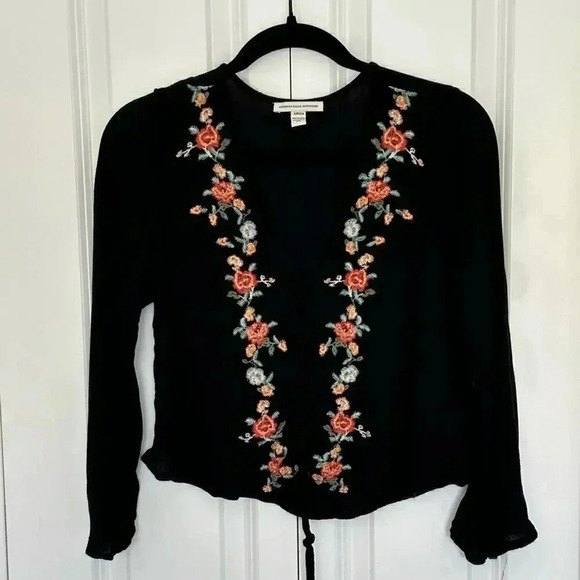 American Eagle | cropped | boho | transition to fall | super cute in person! - Picture 1 of 5